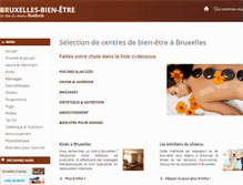 Tablet Screenshot of bruxelles-bien-etre.be